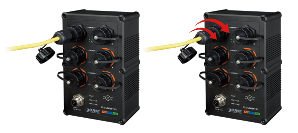 IGS-604HPT-RJ — Industrial IP67-rated 4-Port 10/100/1000T 802.3at PoE + 2-Port 10/100/1000T Managed Ethernet Switch, vista 7