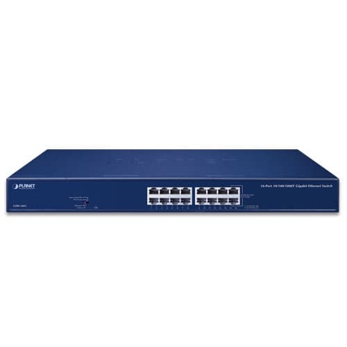 GSW-1601 — 16-Port 10/100/1000BASE-T Gigabit Ethernet Switch, vista 2