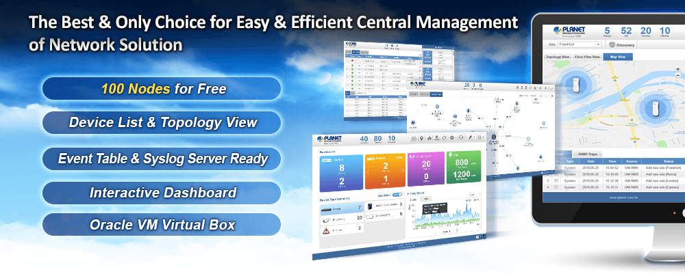 UNI-NMS / UNI-NMS-LITE — Universal Network Management System Software (LITE), vista 3