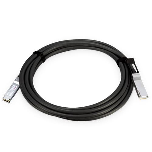 CB-QSFP100G-1M/3M/5M — 100G QSFP28 Direct Attached Copper Cable (1/3/5M in length), vista 3