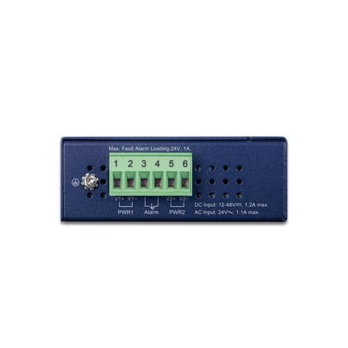 ISW-501T — 5-Port 10/100TX Industrial Fast Ethernet Switch, vista 3