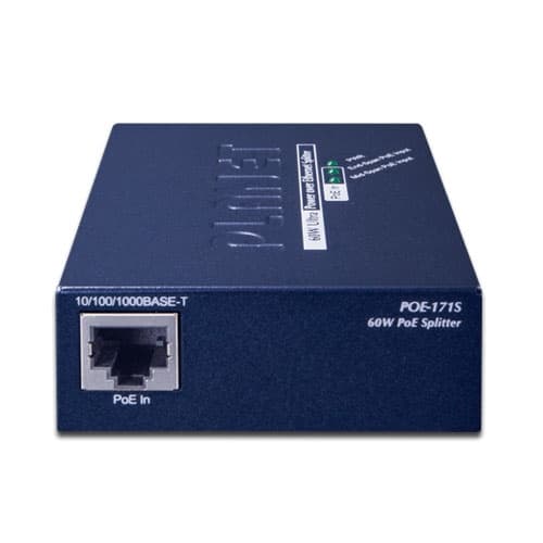 POE-171S — Single-Port 10/100/1000Mbps Ultra PoE Splitter (12V/19V/24V), vista 3