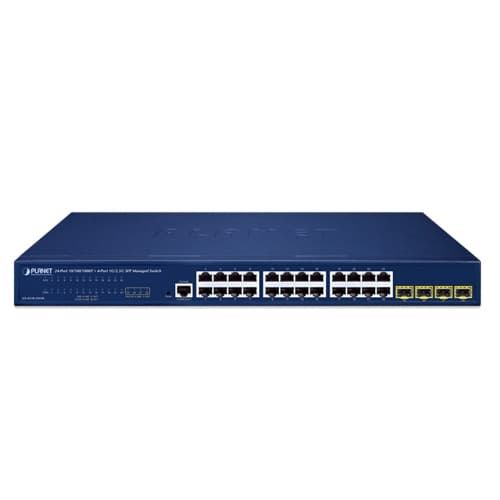 GS-4210-24T4S / GS-4210-24T4SR — 24-Port 10/100/1000T + 4-Port 1G/2.5G SFP Managed Ethernet Switch, vista 2