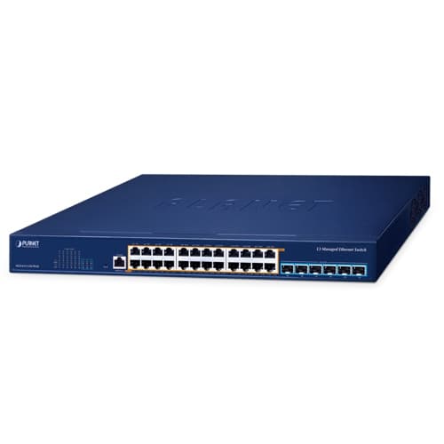 MGS-6311-24UPL6X — L3 24-Port 2.5GBASE-T 802.3bt PoE + 6-Port 10GBASE-X SFP+ Managed Ethernet Switch