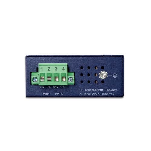 IGS-510TF — Industrial Compact 4-Port 10/100/1000T + 1-Port 100/1000X SFP Gigabit Ethernet Switch, vista 3