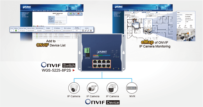 WGS-5225-8P2S — Industrial L2+ 8-Port 10/100/1000T 802.3at PoE + 2-Port 1G/2.5G SFP Wall-mount Managed Switch, vista 7