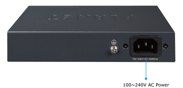 FSD-604HP — 4-Port 10/100TX 802.3af/at PoE + 2-Port 10/100TX Desktop Switch (60 Watts), vista 6