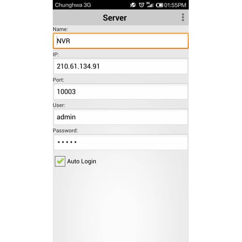 aNVR / aNVR Viewer — NVR Viewer for Android Mobile Devices, vista 3
