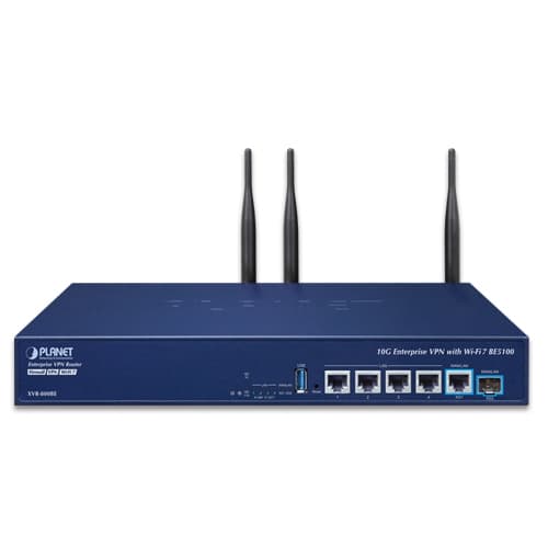 XVR-800BE — Enterprise Wi-Fi 7 5100BE + Dual 10G VPN Security Router with 4-Port 10/100/1000T, vista 2