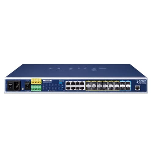 MGSW-24160F — L2+ 8-Port 10/100/1000T + 12-Port 100/1000X SFP + 4-Port 10G SFP+ Managed Metro Ethernet Switch, vista 2