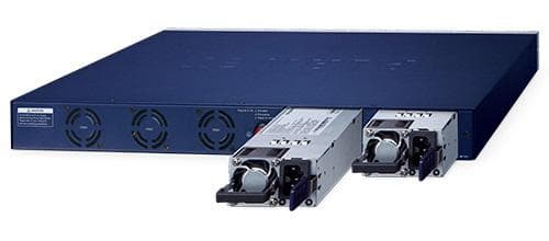 GS-6322-48UP4X — L3 48-Port 10/100/1000T 802.3bt PoE + 4-Port 10G SFP+ Managed Switch with dual modular power supply slots, vista 11