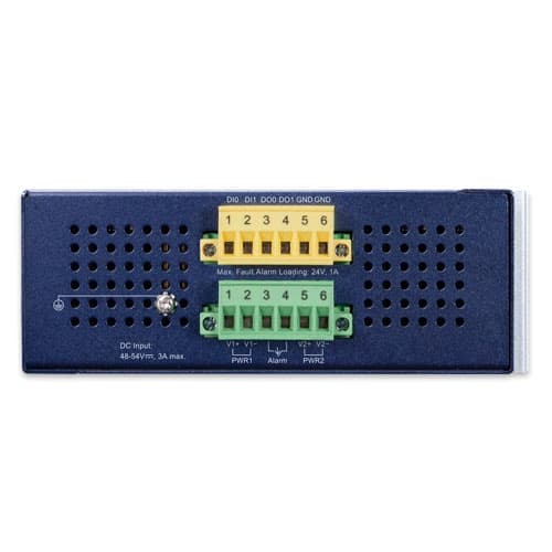 IVR-300FP — Industrial 4-Port 10/100/1000T 802.3at PoE + 1-Port 10/100/1000T + 1-Port 1000X SFP VPN Security Gateway, vista 3
