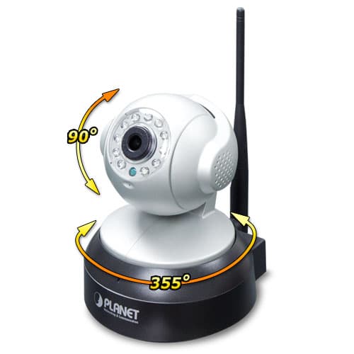 ICA-W7100 — 720P Wireless IR PT IP Camera, vista 2