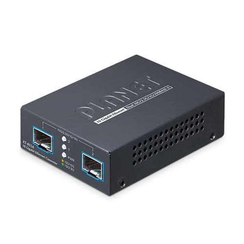 XT-815A — 2-Port 10G/2.5G/1G/100BASE-X SFP+ Media Converter