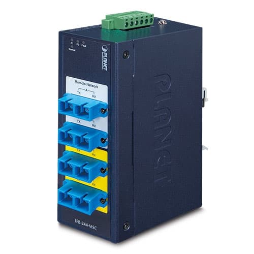 IFB-244 Series — Industrial 2-Channel Optical Fiber Bypass Switch, vista 7