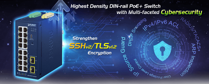IGS-4215-16T2S — Industrial L2/L4 16-Port 10/100/1000T + 2-Port 1G/2.5G SFP Managed Switch, vista 4