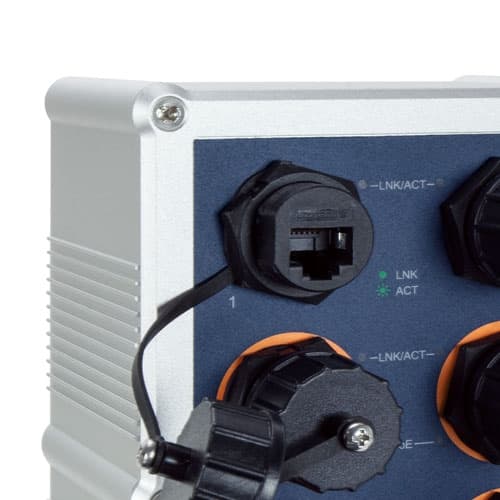 IGS-604HPT-RJ — Industrial IP67-rated 4-Port 10/100/1000T 802.3at PoE + 2-Port 10/100/1000T Managed Ethernet Switch, vista 4