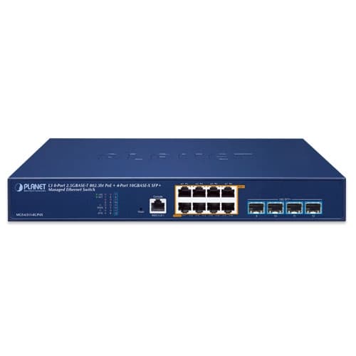 MGS-6311-8UP4X — L3 8-Port 2.5GBASE-T 802.3bt PoE + 4-Port 10GBASE-X SFP+ Managed Ethernet Switch, vista 2