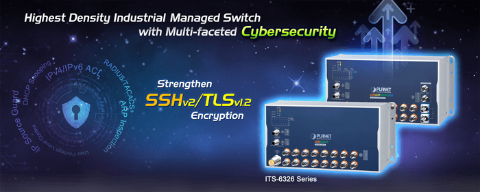ITS-6326-16P2T-WV / ITS-6326-16P2TB-WV — Industrial L3 16-Port 10/100/1000T 802.3at PoE M12 + 2-Port 10GBASE-T M12 Bypass Managed Ethernet Switch, vista 6