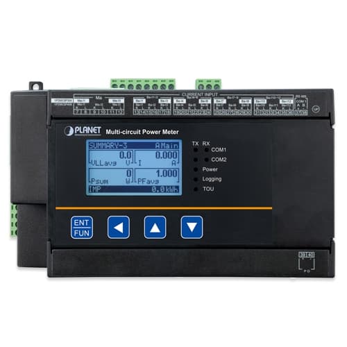 SPM-D05 / SPM-D05E / SPM-D10 / SPM-D10E — DIN-rail 5-/10-circuit Modbus Smart Power Meter, vista 2