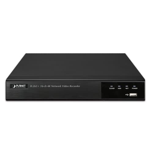 NVR-1600 — H.265+ 16-ch 4K Network Video Recorder, vista 2