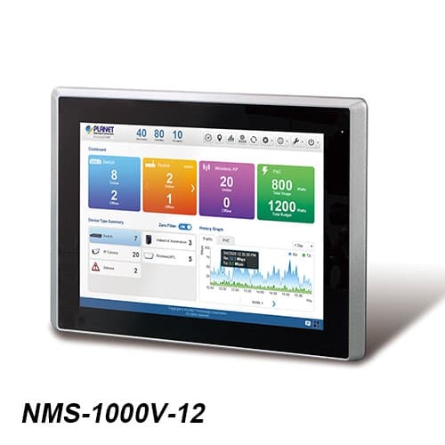 NMS-1000V — Universal Network Management Controller with LCD Touch Screen