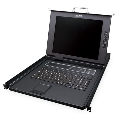 KVM-210-08M — 17" 8-Port Combo VGA LCD KVM Switch