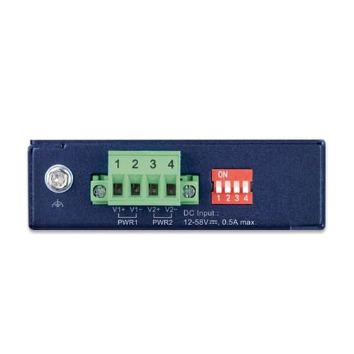 IGT-2205AT-E — Industrial Compact 2-Port 10/100/1000BASE-T to 2-Port 100/1000BASE-X SFP Media Converter, vista 3