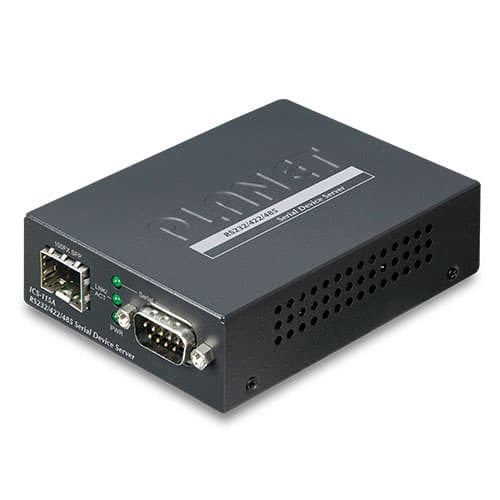 ICS-115A — RS232/RS422/RS485 Serial Device Server with 1-Port 100BASE-FX SFP