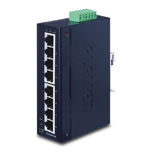 IGS-801M — 8-Port 10/100/1000Mbps Managed Industrial Ethernet Switch