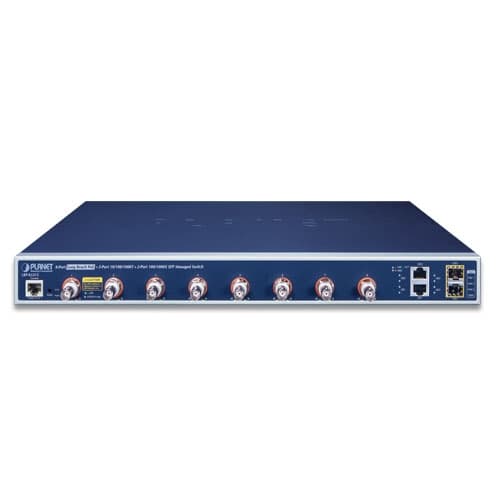 LRP-822CS — 8-port Long Reach PoE + 2-port 10/100/1000T + 2-port 100/1000X SFP Managed Switch, vista 2