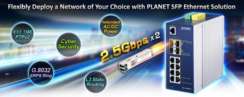 IGS-12040MT — Industrial 8-Port 10/100/1000T + 2-Port 100/1G SFP + 2-Port 1G/2.5G SFP Managed Ethernet Switch, vista 4