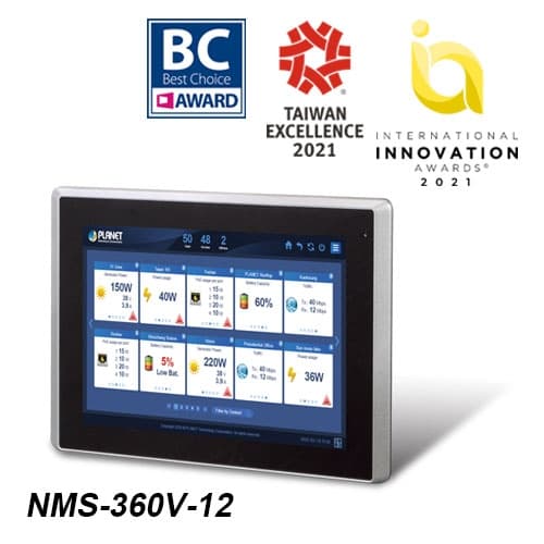 NMS-360V — Renewable Energy Management Controller with LCD Touch Screen