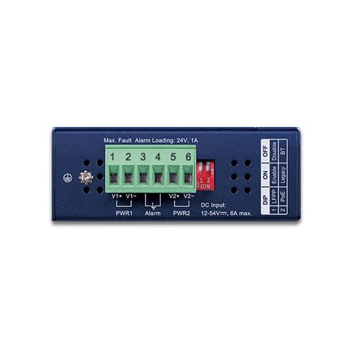IGUP-805AT — Industrial 1-Port 100/1000X SFP to 1-Port 10/100/1000T 802.3bt PoE++ Media Converter, vista 3