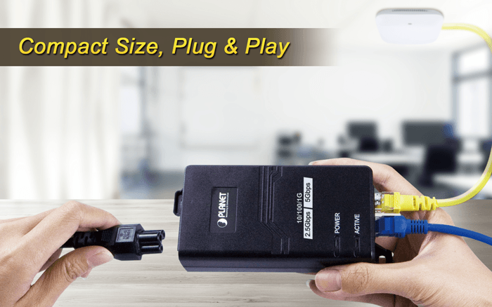 POE-165 — Single-Port Multigigabit 802.3at PoE+ Injector (30 Watts), vista 7