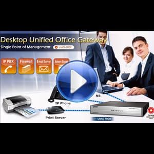 UMG-1000 — Desktop Unified Office Gateway, vista 3