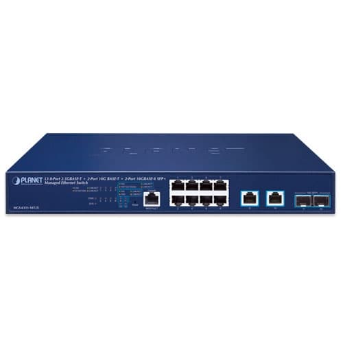 MGS-6311-10T2X — L3 8-Port 2.5GBASE-T + 2-Port 10GBASE-T + 2-Port 10GBASE-X SFP+ Managed Ethernet Switch, vista 2