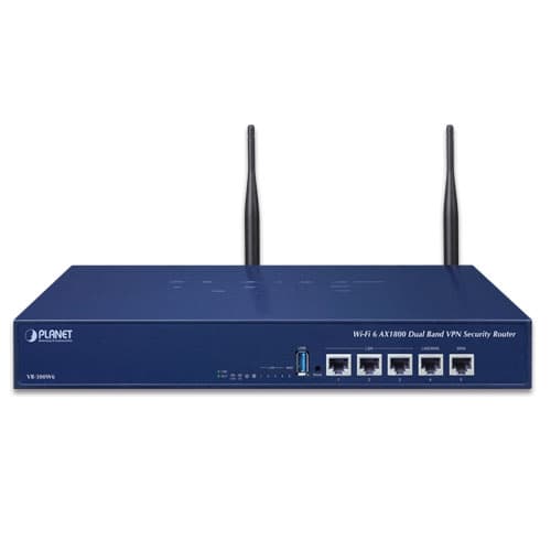 VR-300W6 — Wi-Fi 6 AX1800 Dual Band VPN Security Router, vista 2