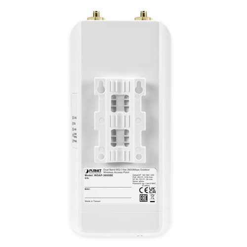 WDAP-3600BE — Wi-Fi 7 Dual Band 802.11be 3600Mbps Outdoor Wireless Access Point, vista 3
