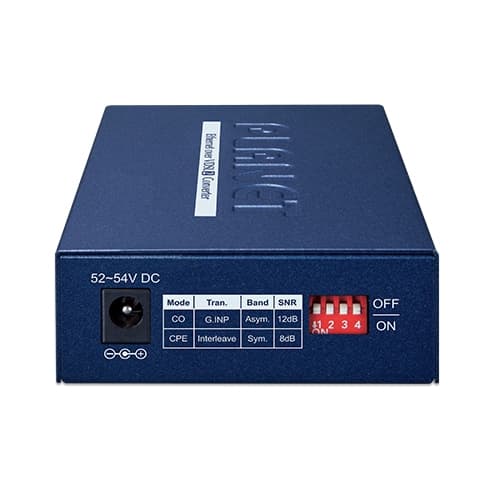 VC-231GP — 1-Port 10/100/1000T 802.3at PoE+ Ethernet to VDSL2 Converter, vista 3