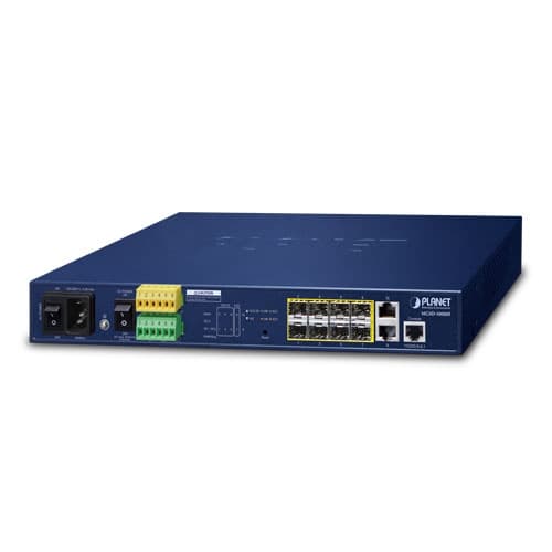 MGSD-10080F — 6-Port 100/1000X SFP + 2-Port 1G/2.5G SFP + 2-Port 10/100/1000T Managed Metro Ethernet Switch