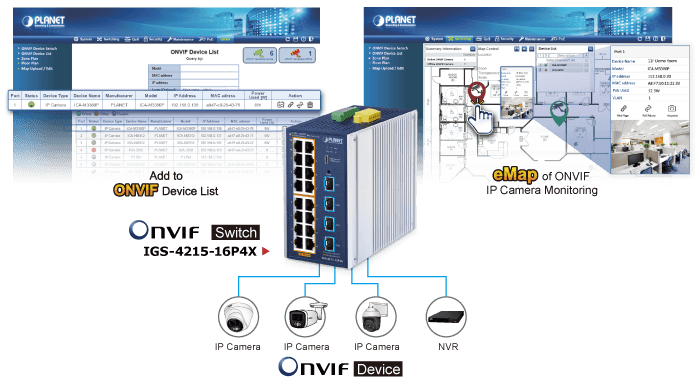 IGS-4215-16P4X — Industrial L2+ 16-Port 10/100/1000T 802.3at PoE + 4-Port 10G SFP+ Managed Ethernet Switch, vista 6