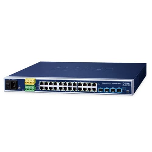 IGS-R4215-24T4X — Industrial L2+ 24-Port 10/100/1000T + 4-Port 10G SFP+ Managed Ethernet Switch