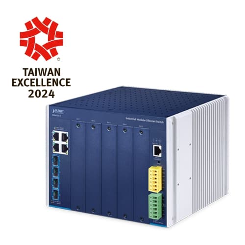IMS-6325-5 — Industrial Layer 3 5-Slot Modular Managed Ethernet Switch