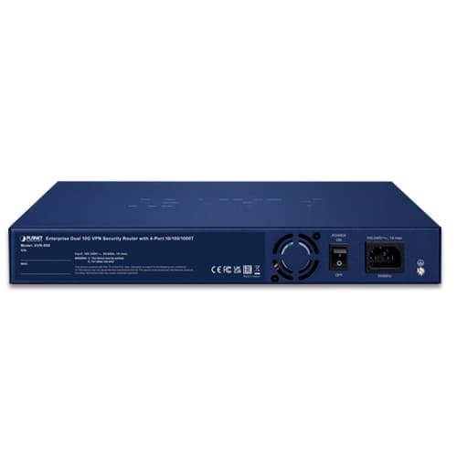 XVR-800 — Enterprise Dual 10G VPN Security Router with 4-Port 10/100/1000T, vista 3