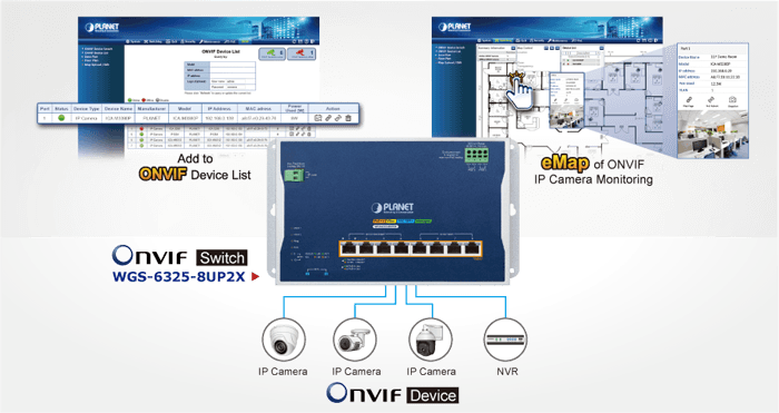 WGS-6325-8UP2X — Industrial L3 4-Port 2.5G 802.3bt PoE + 4-Port 10/100/1000T 802.3bt PoE + 2-Port 10G SFP+ Wall-mount Managed Switch, vista 6