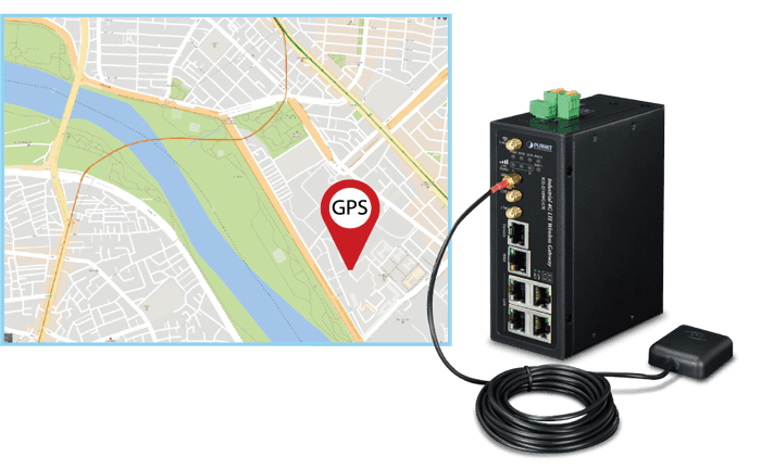ICG-2510WG-LTE — Industrial 4G LTE Cellular Wireless Gateway with 5-Port 10/100/1000T, vista 6