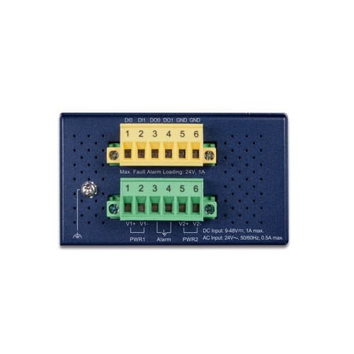 ICS-3400T — IP30 Industrial 4-Port RS232/RS422/RS485 Serial Device Server, vista 3