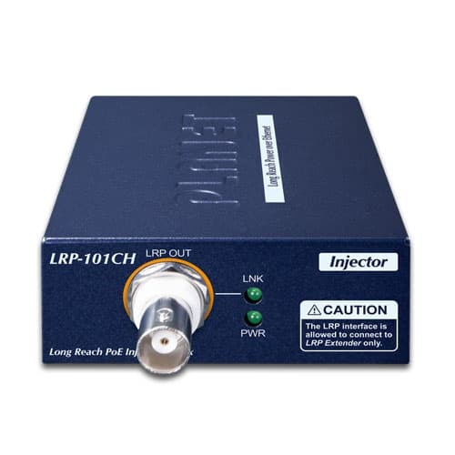 LRP-101C-KIT — 1-Port Long Reach PoE over coax Extender Kit (LRP-101CH + LRP-101CE), vista 6