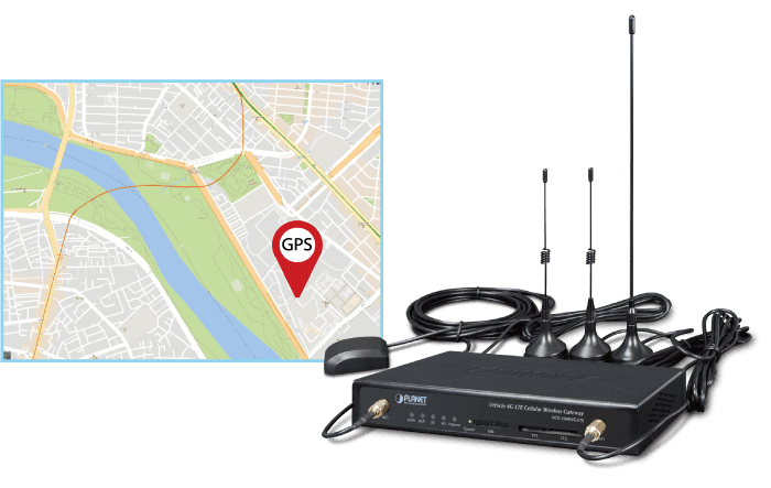 VCG-1500WG-LTE — Vehicle 4G LTE Cellular Wireless Gateway with 5-Port 10/100TX (1-SIM Card Slot, 802.11n, GPS, -25~65 degrees C), vista 7